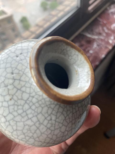 古玩陶瓷哥釉小石榴尊拍賣，當前價格3200元