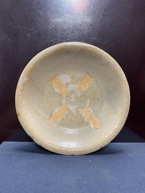 古玩陶瓷五代，十字紋盤拍賣，當前價格2260元