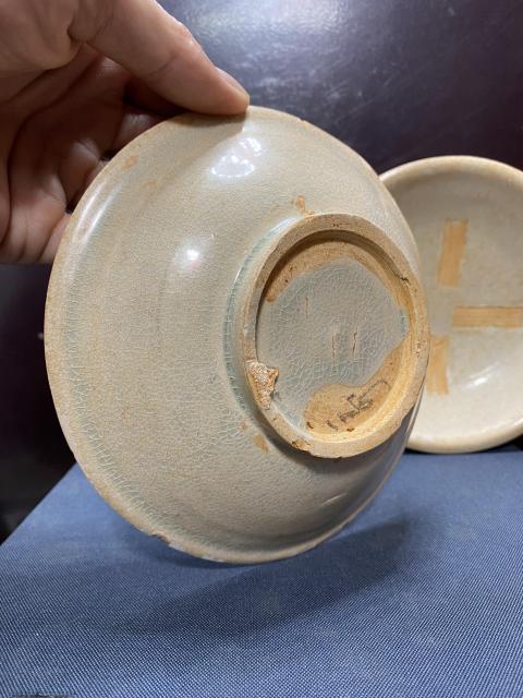 古玩陶瓷五代，十字紋盤拍賣，當前價格2260元