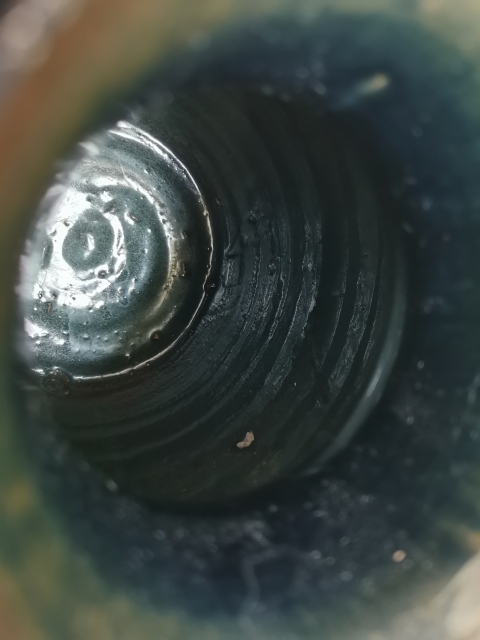 古玩陶瓷明末清初?磁州窯黑釉撇口瓶拍賣，當前價格2300元