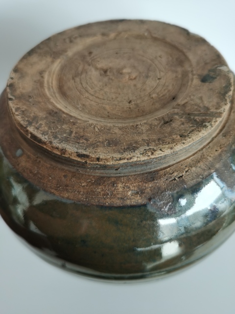 古玩陶瓷明代?磁州窯窯變黑釉撇口瓶拍賣，當前價格2300元