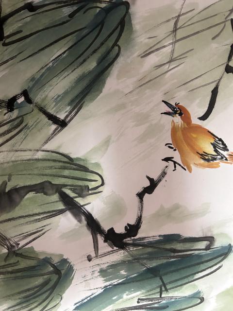 古玩字畫楊雪紅《春韻》拍賣,當前價格358元