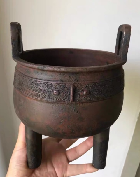 古玩銅器鼎拍賣，當(dāng)前價(jià)格165800元
