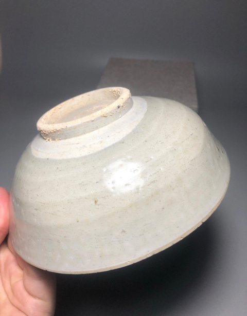 古玩陶瓷精品青白釉刻花紋大碗（收藏級）拍賣，當前價格1888元