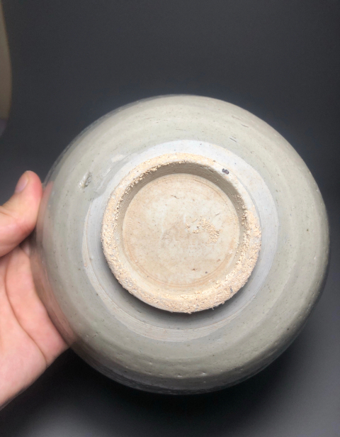 古玩陶瓷精品青白釉刻花紋大碗（收藏級）拍賣，當前價格1888元