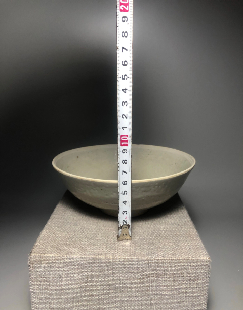 古玩陶瓷精品青白釉刻花紋大碗（收藏級）拍賣，當前價格1888元