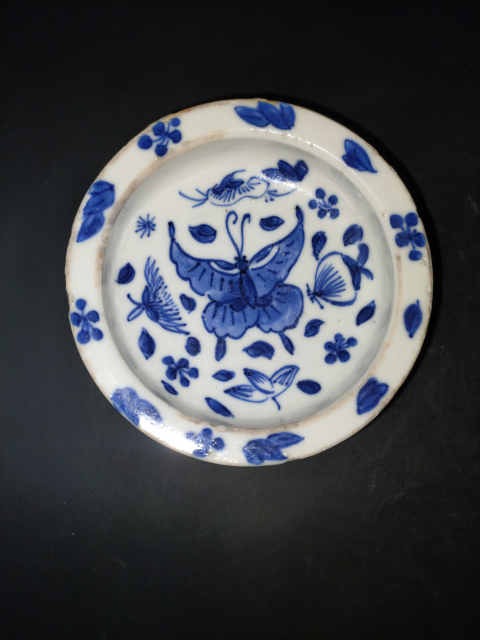 古玩陶瓷【咸豐】青花花蝶紋高足洗【傳世佳品】拍賣,當前價格0元