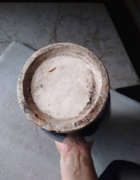 古玩陶瓷民國窯變瓶拍賣，當前價格2600元