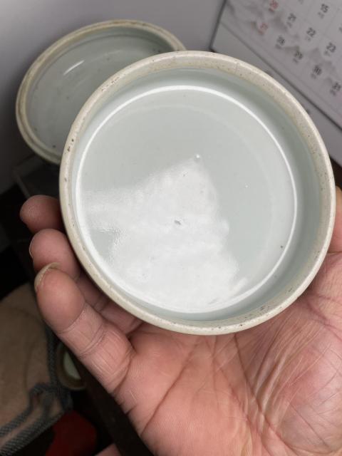 古玩陶瓷清中青花節盒拍賣,當前價格3000元