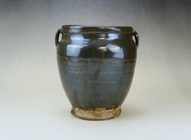 古玩陶瓷明代.茶葉末釉雙系罐（1368年-1644年）拍賣，當前價格260元