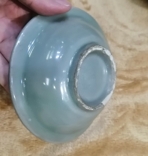 古玩陶瓷南宋龍泉窯乾坤洗拍賣,當(dāng)前價(jià)格6000元