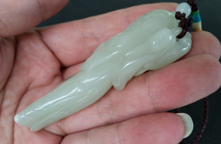 古玩玉器和田玉雕“漁翁得利”把件拍賣，當前價格680元