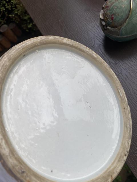 古玩陶瓷山水紋青花冬瓜罐拍賣，當前價格4800元