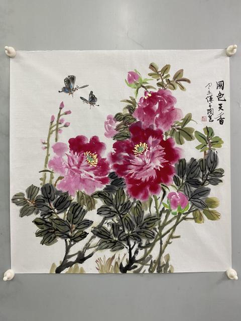 古玩字畫(huà)真跡有合影湖南省美術(shù)家協(xié)會(huì)會(huì)員,湖南省花鳥(niǎo)畫(huà)家協(xié)會(huì)會(huì)員精品收藏結(jié)緣拍賣,當(dāng)前價(jià)格599元