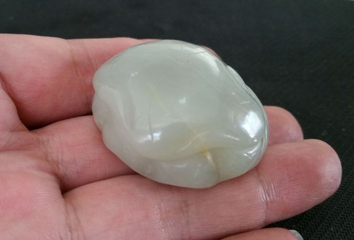 古玩玉器和田玉雕“螃蟹”把件拍賣,當(dāng)前價(jià)格558元