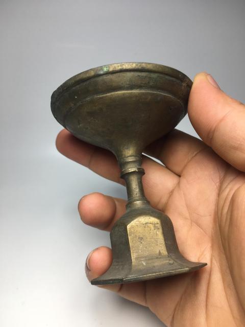 古玩雜項銅燭臺拍賣,當前價格299元