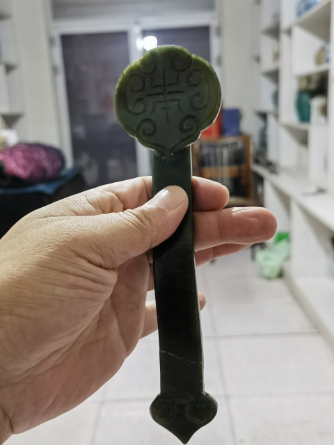 古玩玉器玉如意拍賣，當前價格1800元