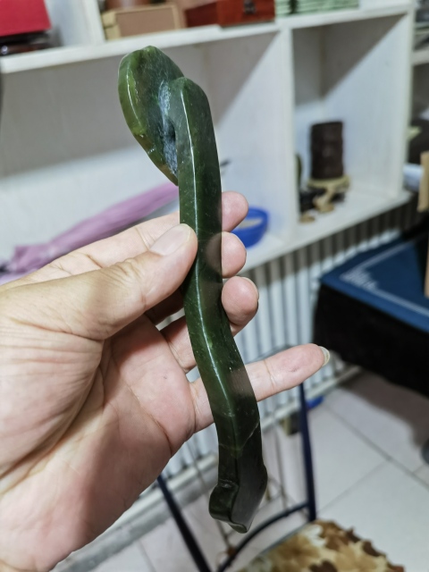 古玩玉器玉如意拍賣，當前價格1800元