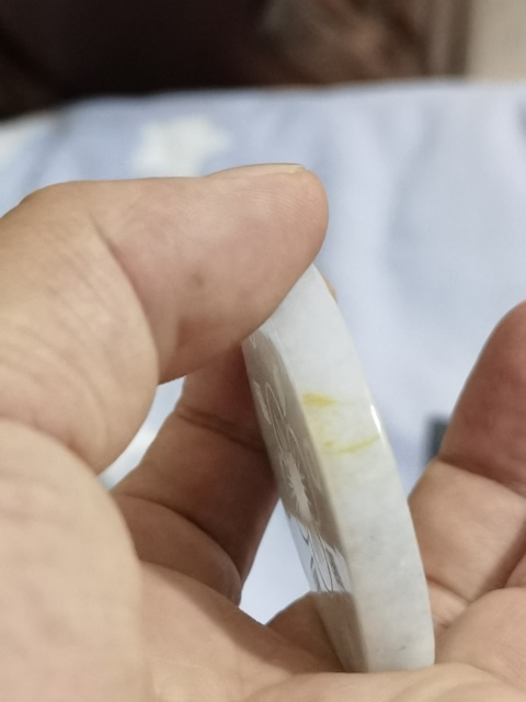古玩玉器翡翠璧拍賣,當前價格500元