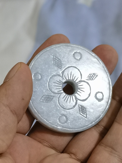 古玩玉器翡翠璧拍賣,當前價格500元