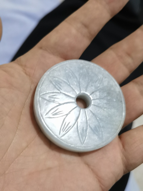 古玩玉器翡翠璧拍賣,當前價格500元