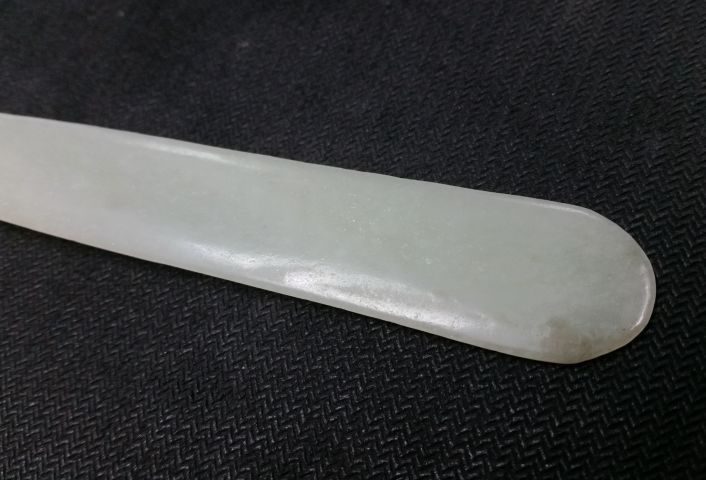 古玩玉器和田玉福在眼前發簪拍賣,當前價格958元