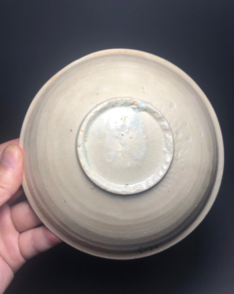 古玩陶瓷精美影青釉面包碗拍賣,當前價格999元