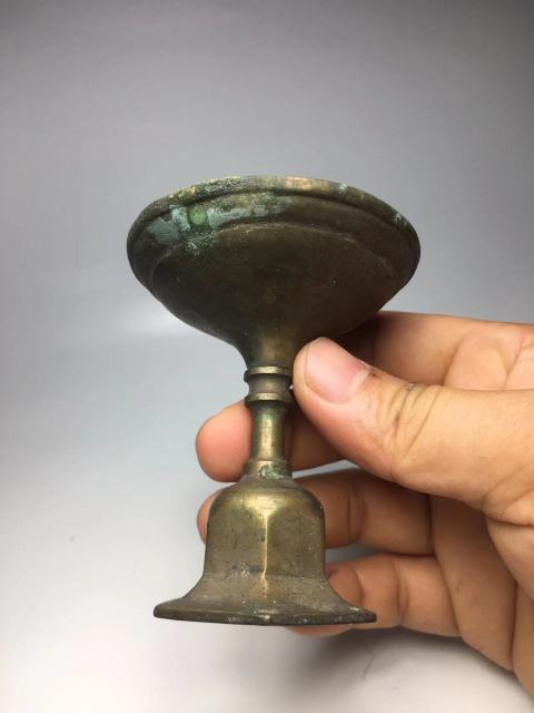 古玩雜項銅燭臺拍賣,當前價格299元