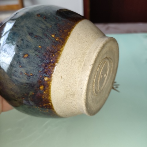 古玩陶瓷清,美品磁州窯窯變釉雙系罐拍賣,當前價格399元