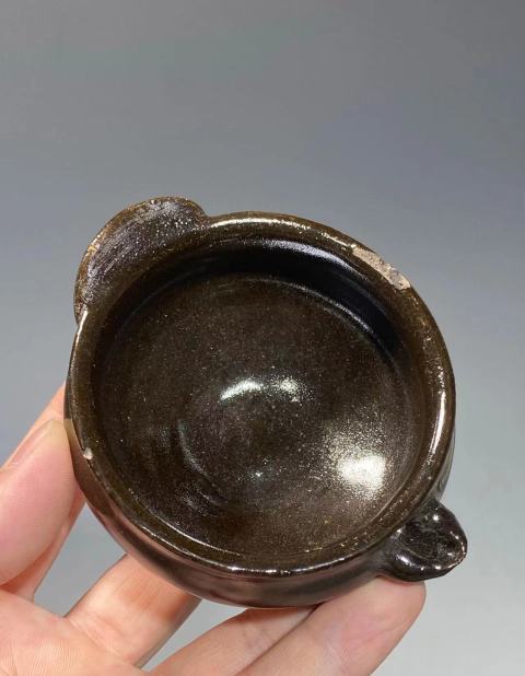 古玩陶瓷精品茶葉末釉釉公道壺拍賣,當前價格0元