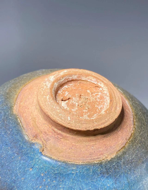 古玩陶瓷鈞窯窯變天藍釉茶盞拍賣,當前價格12888元