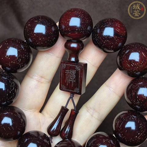 古玩雜項珍品紫檀佛珠手串拍賣,當前價格0元