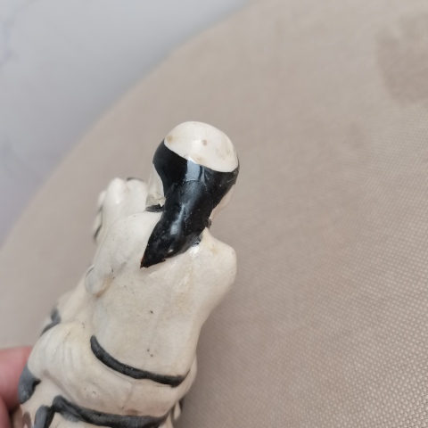 古玩陶瓷元代白衣少年騎馬瓷塑（館藏級(jí)精品）拍賣，當(dāng)前價(jià)格8800元