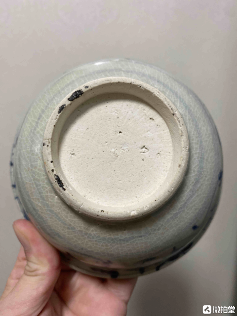 古玩陶瓷【明早期·青花瓷舉足輕重】吉語花卉紋青花碗拍賣,當前價格2200元