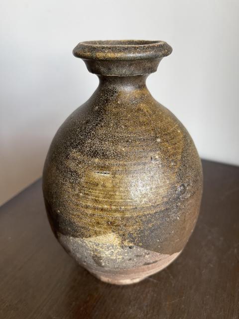 古玩陶瓷醬釉盤口瓶拍賣，當前價格3800元