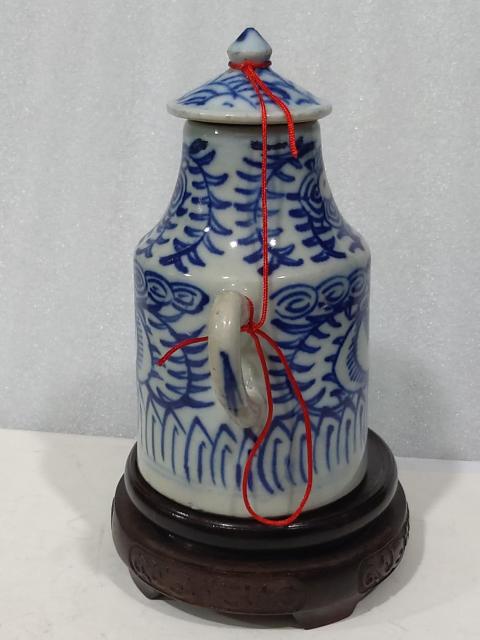 古玩陶瓷青花纏枝花紋壺拍賣,當前價格1080元