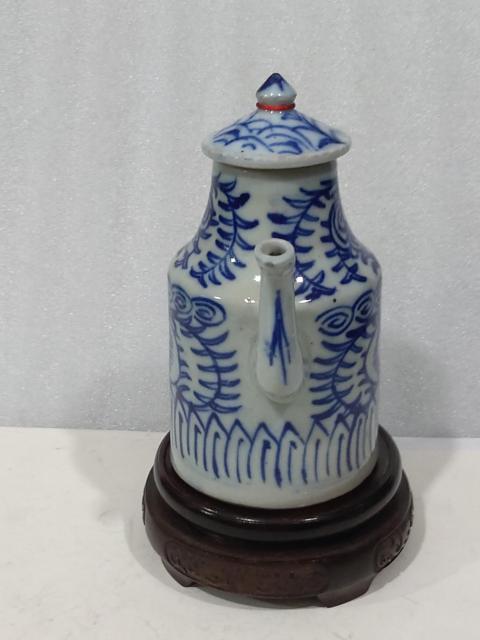 古玩陶瓷青花纏枝花紋壺拍賣,當前價格1080元