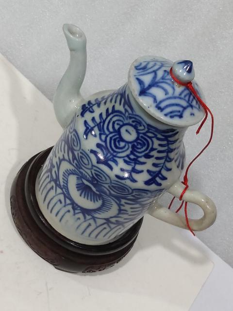 古玩陶瓷青花纏枝花紋壺拍賣,當前價格1080元