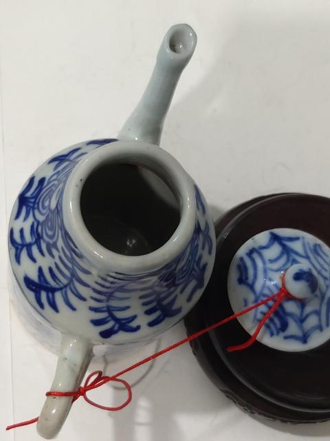 古玩陶瓷青花纏枝花紋壺拍賣,當前價格1080元