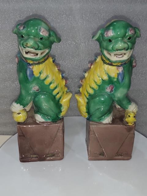 古玩陶瓷素三彩獅子擺件拍賣，當(dāng)前價(jià)格1188元