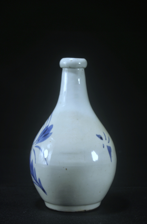 古玩陶瓷晚清·青花花卉膽瓶拍賣,當前價格1200元