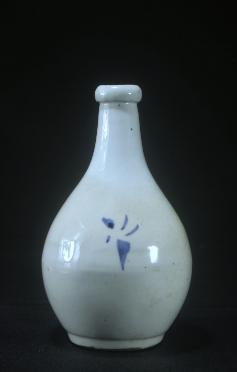 古玩陶瓷晚清·青花花卉膽瓶拍賣,當前價格1200元