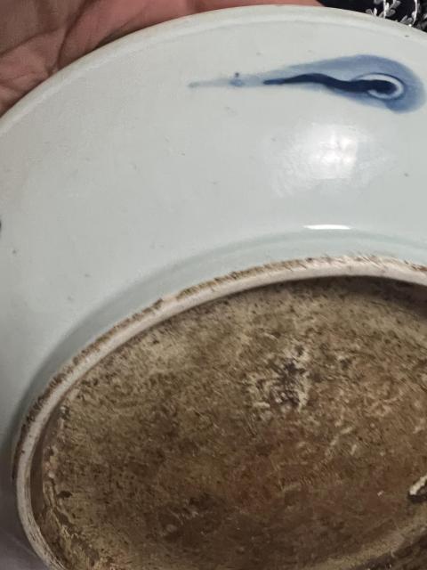 古玩陶瓷青花過墻龍盤拍賣，當前價格18888元