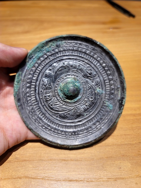 古玩銅器《漢代》三虎鏡拍賣，當前價格3880元