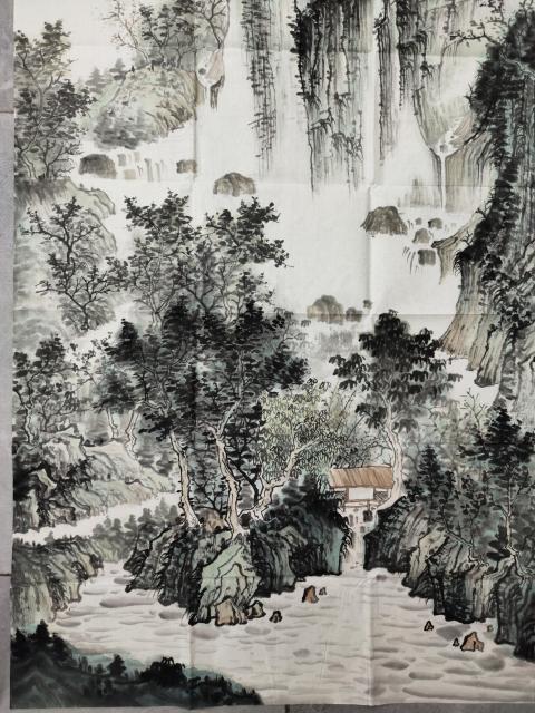 古玩字畫中國美術家協會會員 高永謙《山水文章》拍賣,當前價格16999元