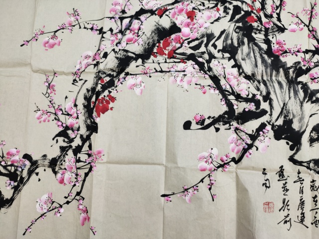 古玩字畫中國藝術研究院主任 博士 教授唐建《唯有暗香來》拍賣，當前價格13699元