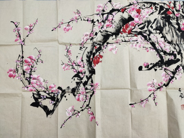 古玩字畫中國藝術研究院主任 博士 教授唐建《唯有暗香來》拍賣，當前價格13699元
