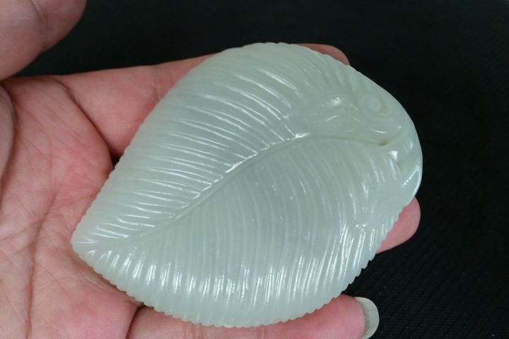 古玩玉器和田玉蘇工雕“一夜富貴”掛件拍賣,當前價格1800元