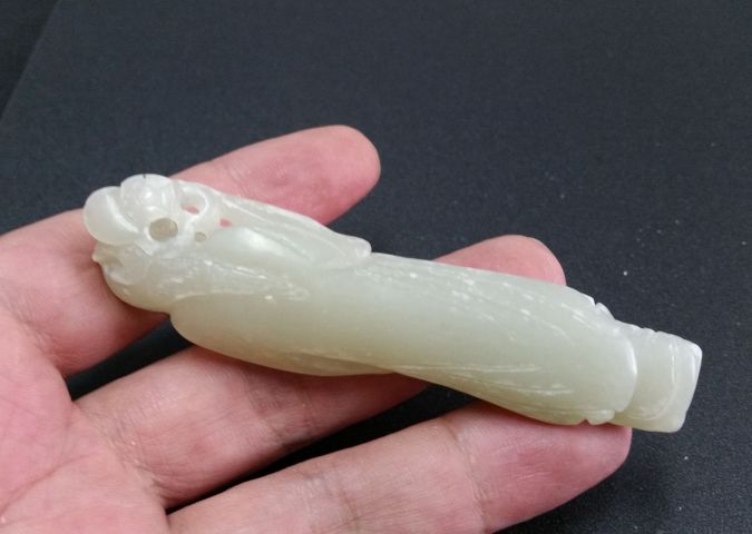 古玩玉器和田玉雕“麻姑獻壽”把件拍賣,當前價格468元