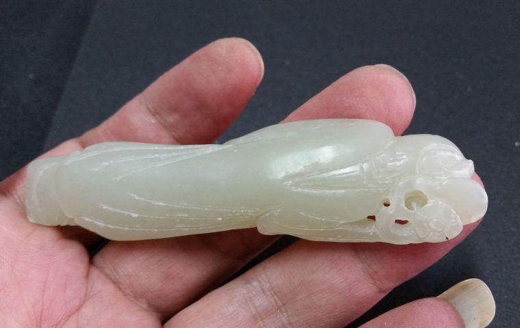 古玩玉器和田玉雕“麻姑獻壽”把件拍賣,當前價格468元